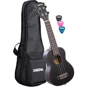 Cascha HH2305 Premium Tenorové ukulele Černá