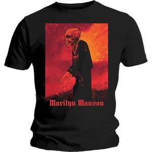 Marilyn Manson T-shirt Mad Monk Graphisme-Noir-Rouge M