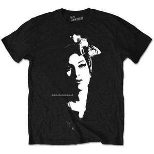 Amy Winehouse Tricou Scarf Portrait Negru S