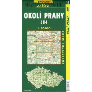 Okolí Prahy - jih 1:50 000