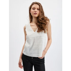 Orsay White Women Lace Top - Women