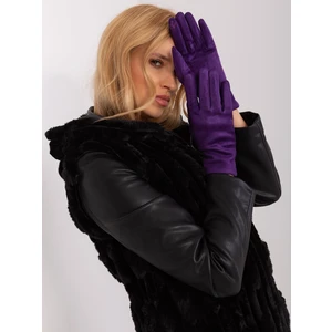 Dark Purple Women's Touch Gloves