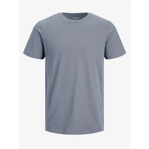 Blue Mens Brindle Basic T-Shirt Jack & Jones Organic - Men