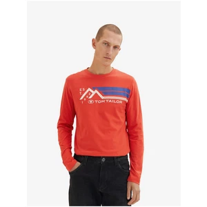 Red Men's T-Shirt Tom Tailor - Men's