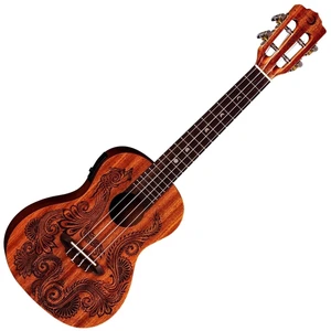 Luna Henna Dragon Ukulele tenor Mahogany