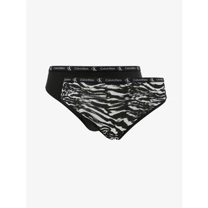 Calvin Klein 2 PACK - dámské kalhotky CK96 Bikini QD3991E-BIK XS