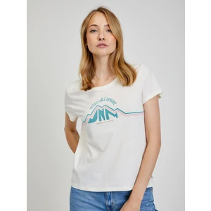 White Women's T-Shirt Tom Tailor Denim - Women