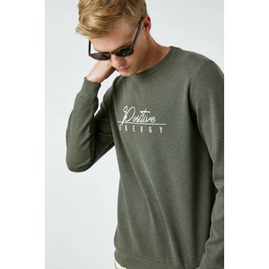 Koton Sweatshirt - Khaki - Relaxed fit