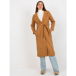 Cappotto da donna Fashionhunters Camel Brown