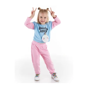 Denokids Sweatsuit - Blue - Relaxed fit