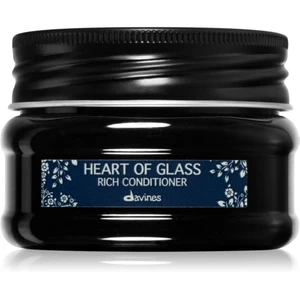 Davines Heart of Glass Rich Conditioner posilující kondicionér pro blond vlasy 90 ml