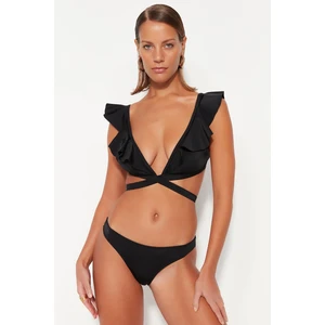 Trendyol Bikini Bottom - Black - Plain