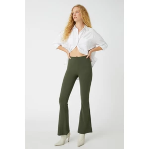 Koton Leggings - Khaki - Normal Waist