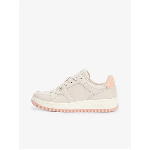 Beige Women's Leather Sneakers Tommy Jeans - Women