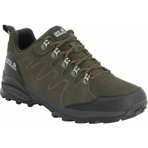 Jack Wolfskin Pánské outdoorové boty Refugio Texapore Low M Khaki/Phantom 40,5