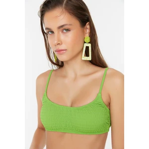 Trendyol Bikini Top - Green - Plain