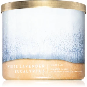 Bath & Body Works White Lavender Eucalyptus vonná svíčka 411 g