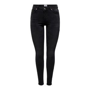 ONLY Dámske džínsy ONLWAUW Skinny Fit 15230459 Washed Black XS/30