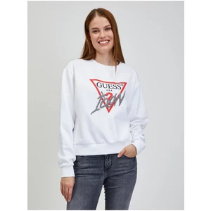 White Women's Sweatshirt Guess - Women
