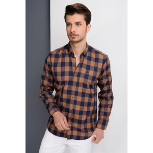 Camicia a quadri da uomo dewberry G665