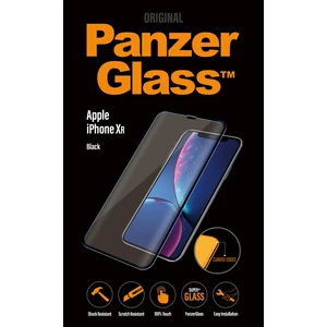 Temperált védőüveg PanzerGlass Curved Edges Apple iPhone Xr, fekete