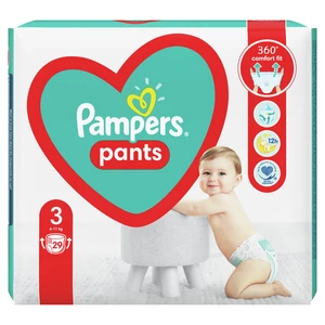 PAMPERS Pants 3 (6-11 kg) 29 ks Carry pack - plenkové kalhotky