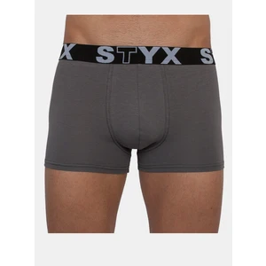 Men&#39;s boxers Styx sports rubber oversize dark gray (R1063)