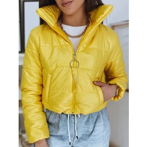 Women's quilted jacket ADRIANNA yellow Dstreet TY1893