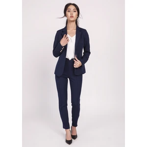 Lanti Woman's Jacket Za118 Navy Blue