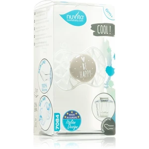 Nuvita Cool Orthodontic 6m+ cumlík Pearl grey 1 ks