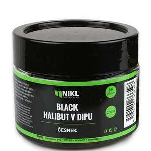 Nikl pelety v dipu black halibut - 15+20 mm 250 g jahoda-15+20 mm/ 250 g/ příchuť jahoda