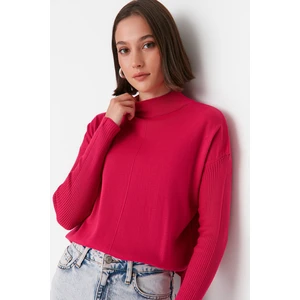 Trendyol Sweater - Pink - Regular fit