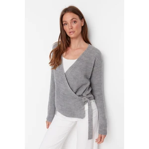 Trendyol Sweater - Gray - Regular fit