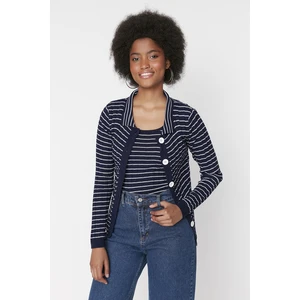 Trendyol Cardigan - Navy blue - Regular fit