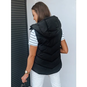 Women's quilted vest LENA black Dstreet