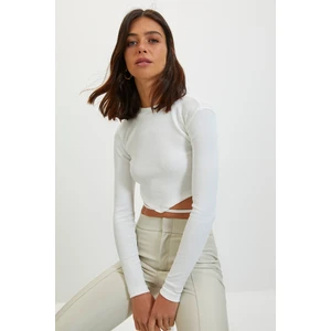 Női crop top Trendyol Tie detailed