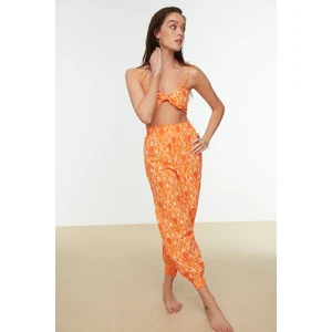 Trendyol Orange Print Detail Bottom-Top Set