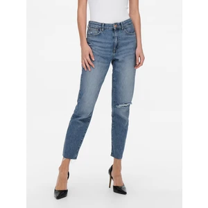 Blue Women's Straight Fit Jeans ONLY Emily - Women