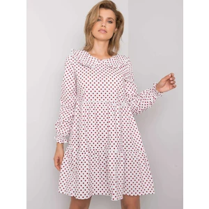 White and red polka dot dress Rori RUE PARIS