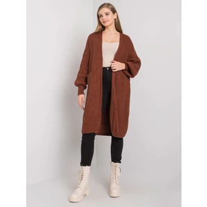 RUE PARIS Women's brown cape with wool