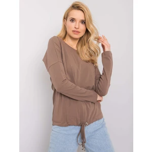 Basic brown blouse