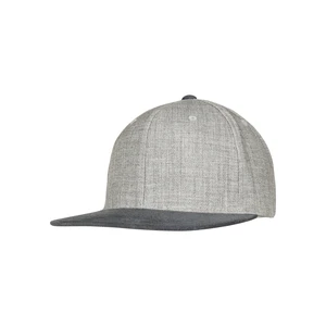 Melange Velour Snapback Grey/Grey