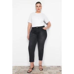 Trendyol Curve Black High Waist Mom Jeans