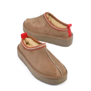 Capone Outfitters Furry Inside Flat Sole Women's Shoes