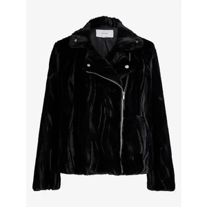 Women's Black Winter Jacket VILA Vifluffy - Women