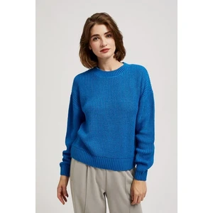 Sweater with a round neckline