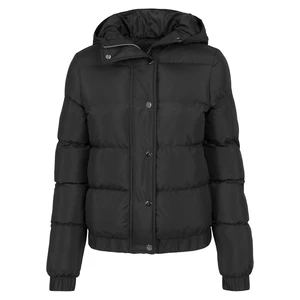 Women's Puffer Hooded Jacket Black