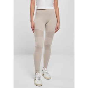 Women's Tech Mesh Leggings in Warm Grey