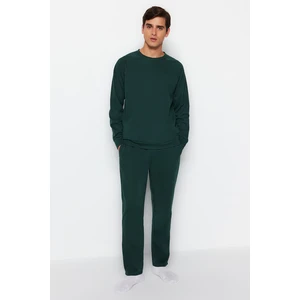 Trendyol Green Men's Regular Fit Pajama Set