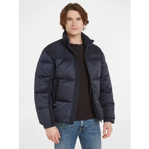 Dark Blue Men's Winter Quilted Jacket Tommy Hilfiger New York Mo - Men's